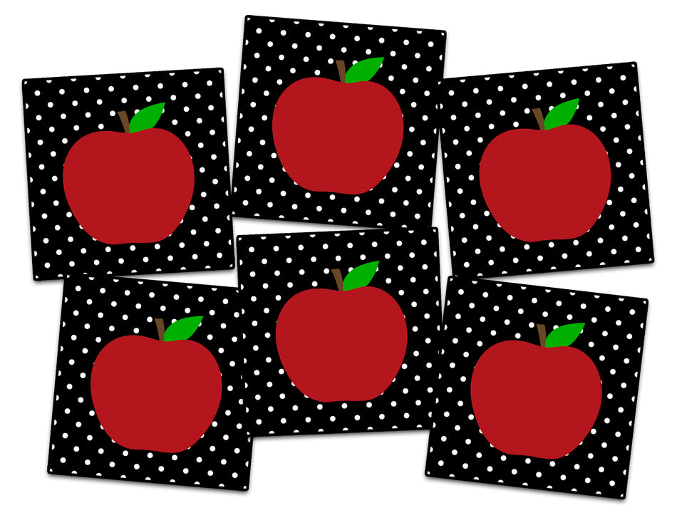 APPLE OF MY EYE SEATING ( SET OF 6) SQUARE CARPETS 15" X 15"