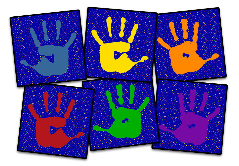 LEND A HAND SEATING (SET OF 6) SQUARE CARPETS 15" X 15"