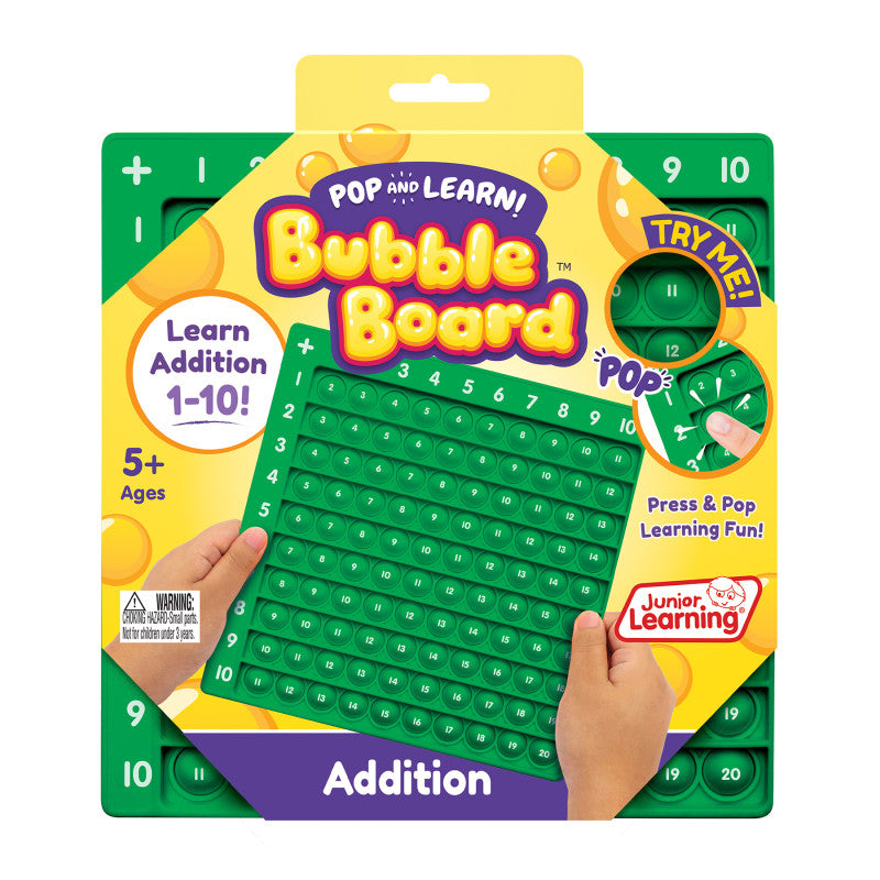 Addition Pop and Learn&trade; Bubble Board