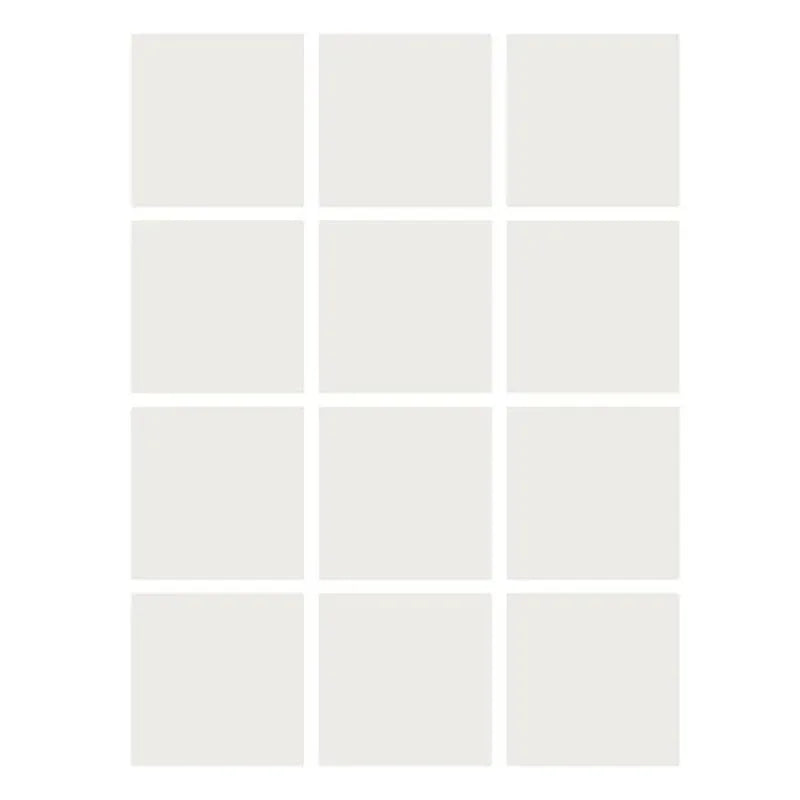 Dry Erase Stickables with Dry Erase Marker, White, 4" x 4", 12 Per Pack, 4 Packs