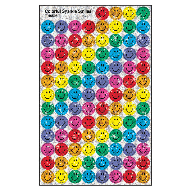 Colorful Smiles superSpots&reg; Stickers-Sparkle, 400 ct