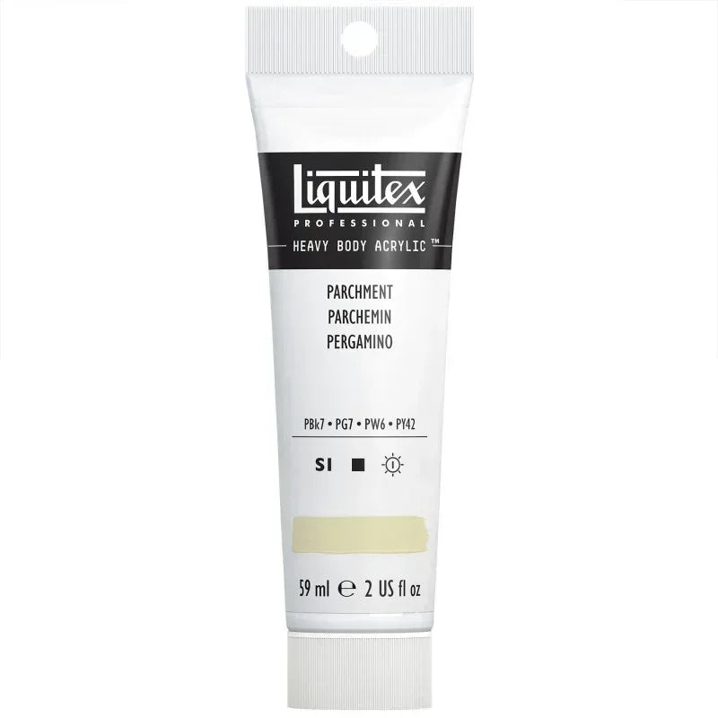 Professional Heavy Body Acrylic Paint, 59 mL Tube, Parchment