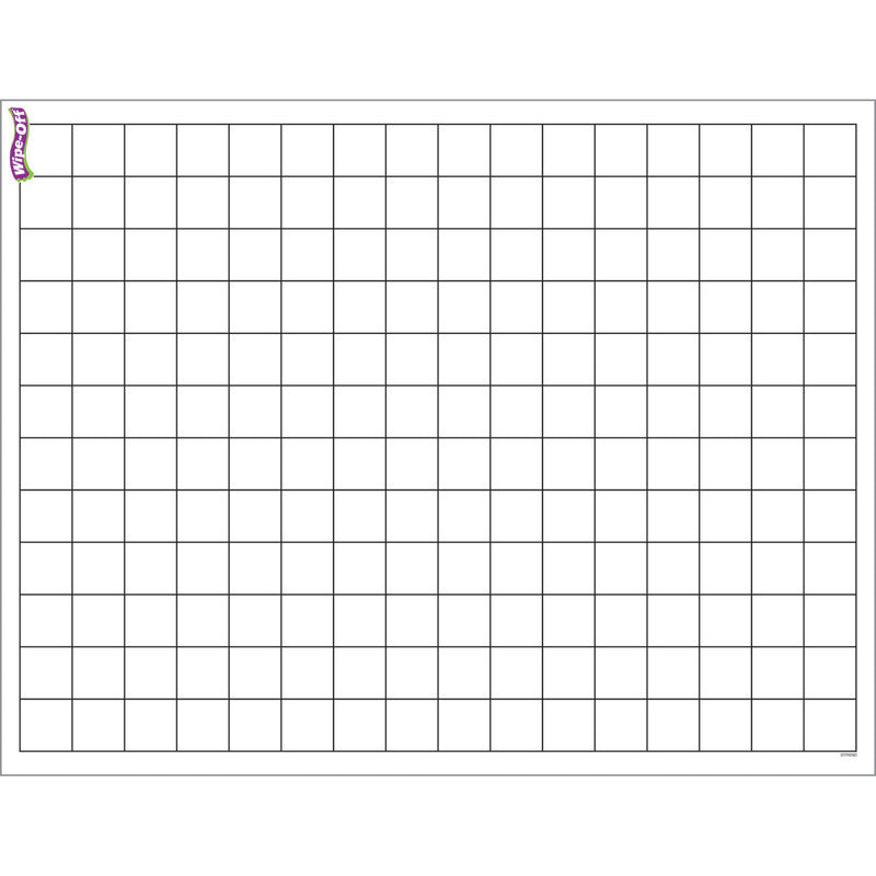 Graphing Grid (Small Squares) Wipe-Off&reg; Chart, 17" x 22"