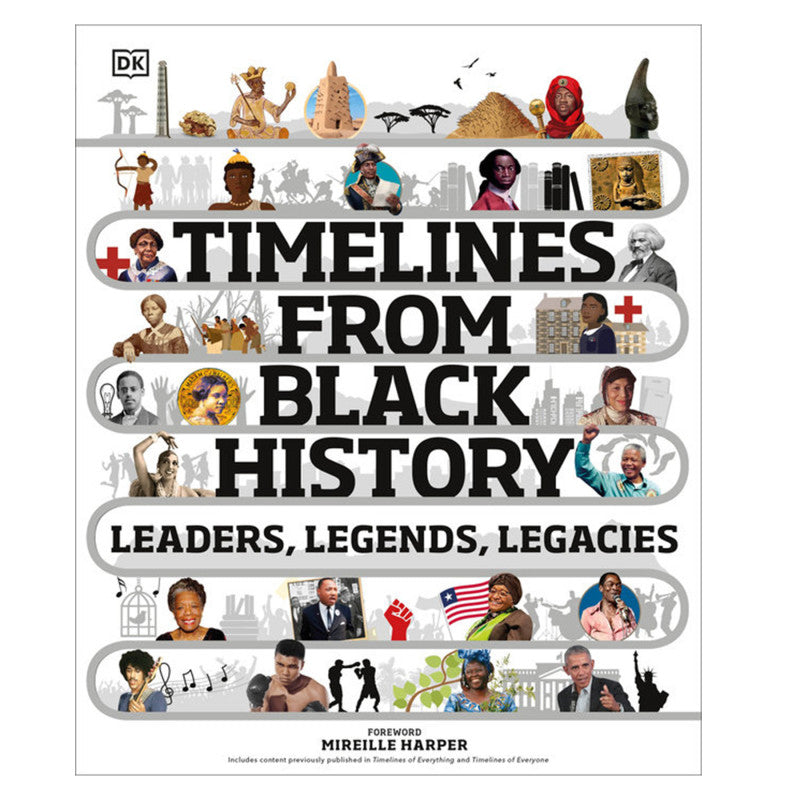Timelines from Black History: Leaders, Legends and Legacies, Illustrated History Book, 20 Book Set