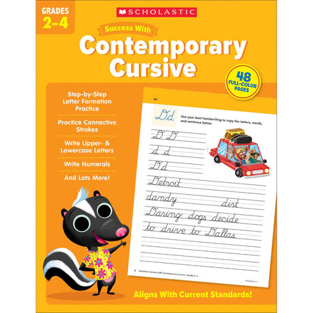 Success With Contemporary Cursive: Grades 2&ndash;4