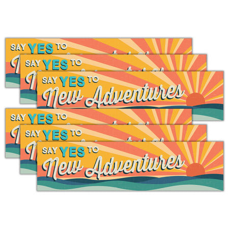 Adventurer Horizontal Banner, 45" x 12", Pack of 6