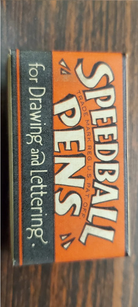 SPEEDBALL PEN NIBS D-4 Lot 12 Calligraphy triple reservoir #3024