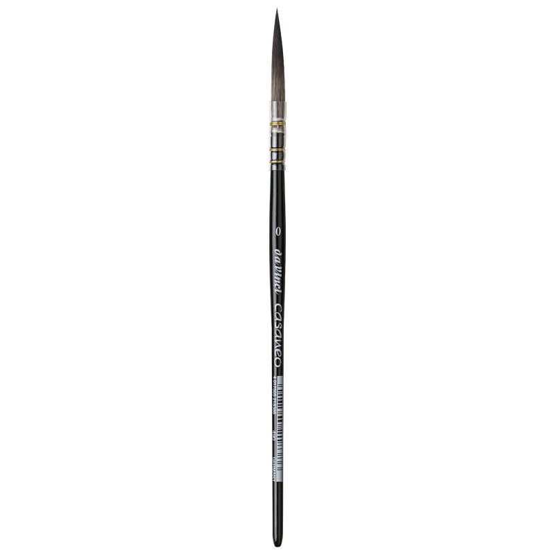 CASANEO Quill Liner, Extra Soft Synthetic, Watercolor, Long Tip, Series 490, Size 0