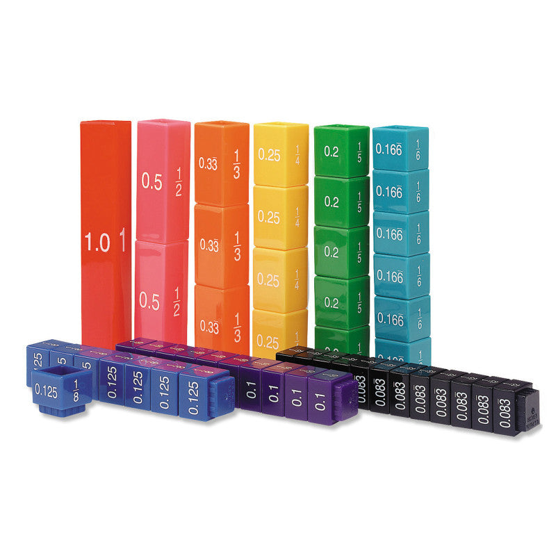 Fraction Tower&reg; Equivalency Cube Set, Set of 51