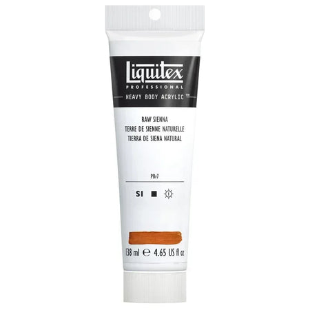 Professional Heavy Body Acrylic Paint, 138 mL Tube, Raw Sienna
