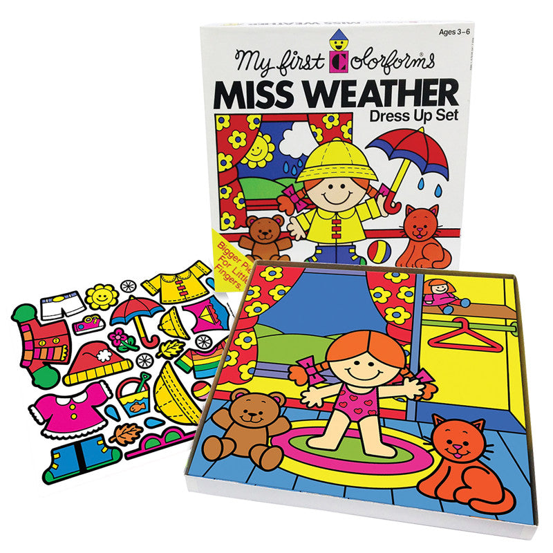 My First Colorforms&reg; Miss Weather Dress Up Set