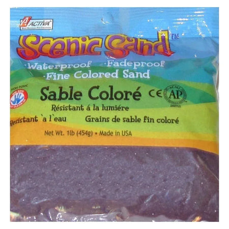 Scenic Sand™ Craft Colored Sand, Purple, 1lb (454g) Bag