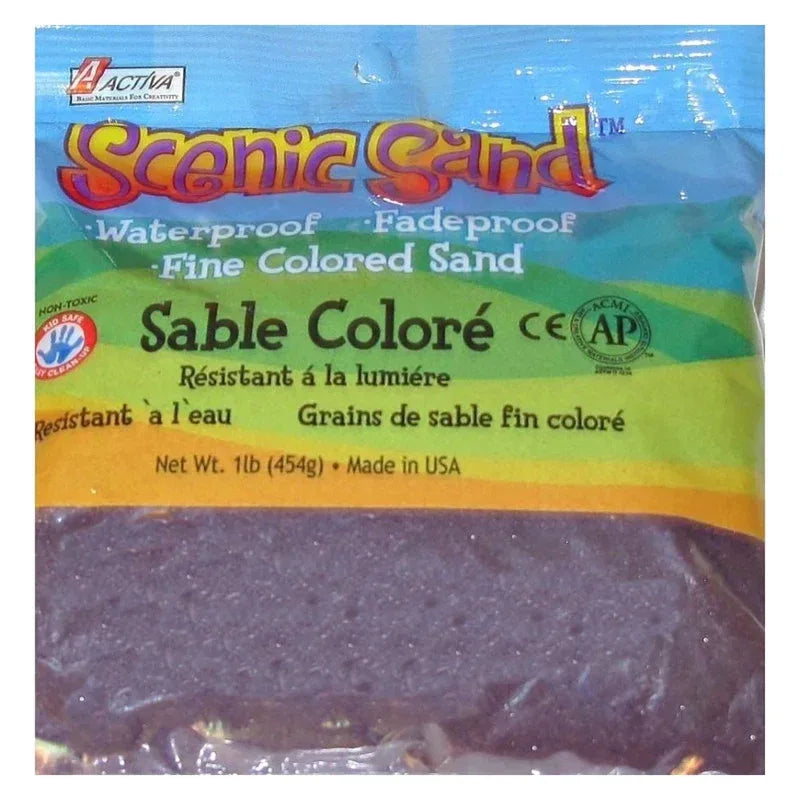 Scenic Sand™ Craft Colored Sand, Purple, 1lb (454g) Bag