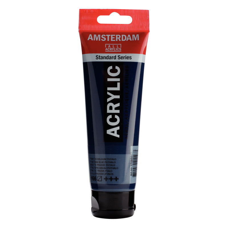 Standard Acrylic Paint, 120ml, Prussian Blue Phthalo 566
