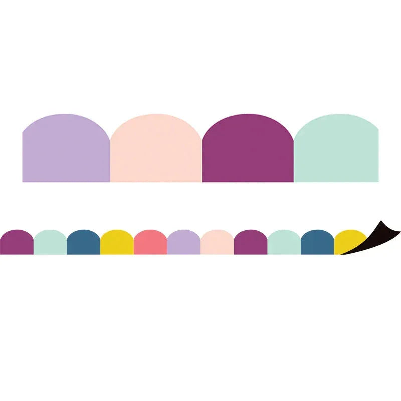 Oh Happy Day Scalloped Magnetic Border, 24 Feet