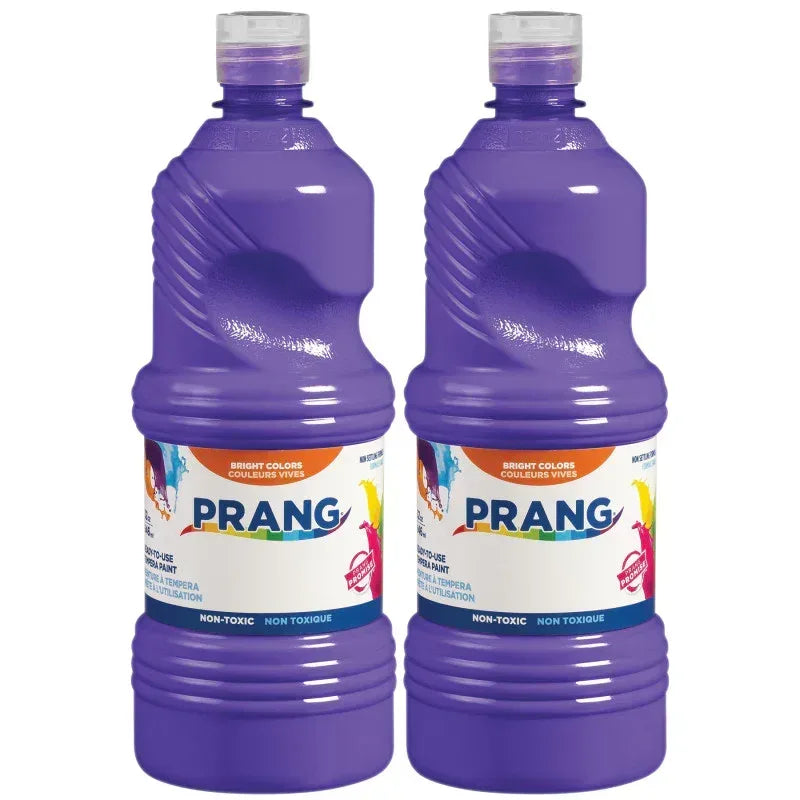 Ready-to-Use Tempera Paint, Violet, 32 oz, Pack of 2