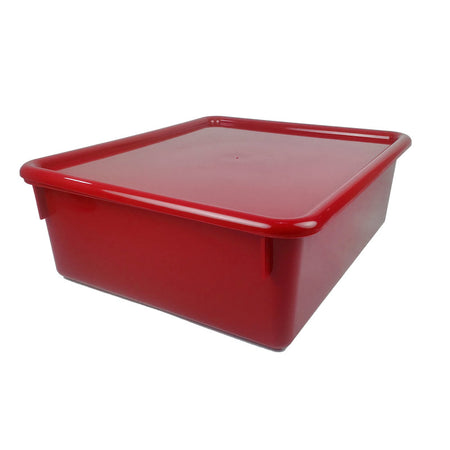 Double Stowaway&reg; Tray with Lid, Red