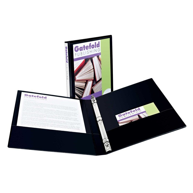 Standard View 3-Ring Binder, 0.5" Rings, 100-Sheet Capacity