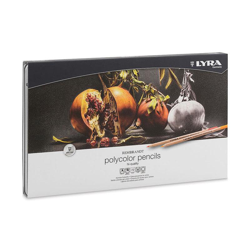 Rembrandt Polycolor Colored Pencil Tin, 72 Piece