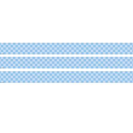 Checkers Scalloped Border Trim, 35 Feet Per Pack, 3 Packs