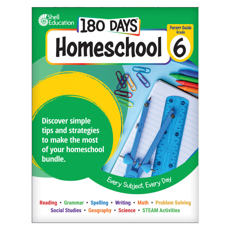 180 Daysâ¢: Homeschool Grade 6 Set