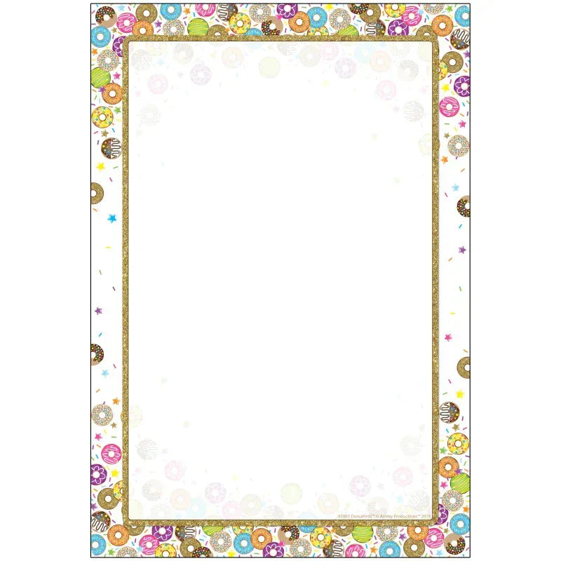 Smart Poly&reg; Chart, DonutFetti&reg; Blank, 13" x 19"