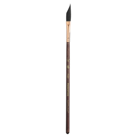 Neptune Dagger Brush, Synthetic Bristles, Short Handle Watercolor Paintbrush, Dark Wood, Size 1/4 inch, 1 Count