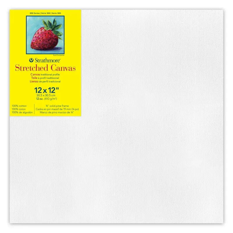 300 Series Traditional Stretched Canvas, 12x12 inch
