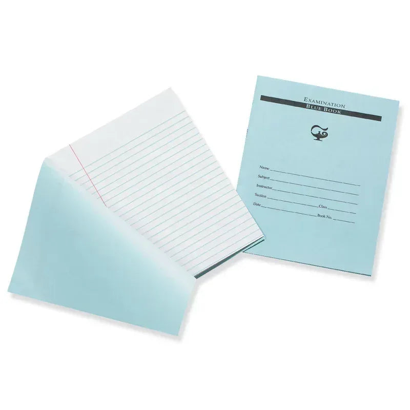 Examination Blue Book, 32 Pages, 3/8 in ruled, 7" x 8-1/2", 1 Book