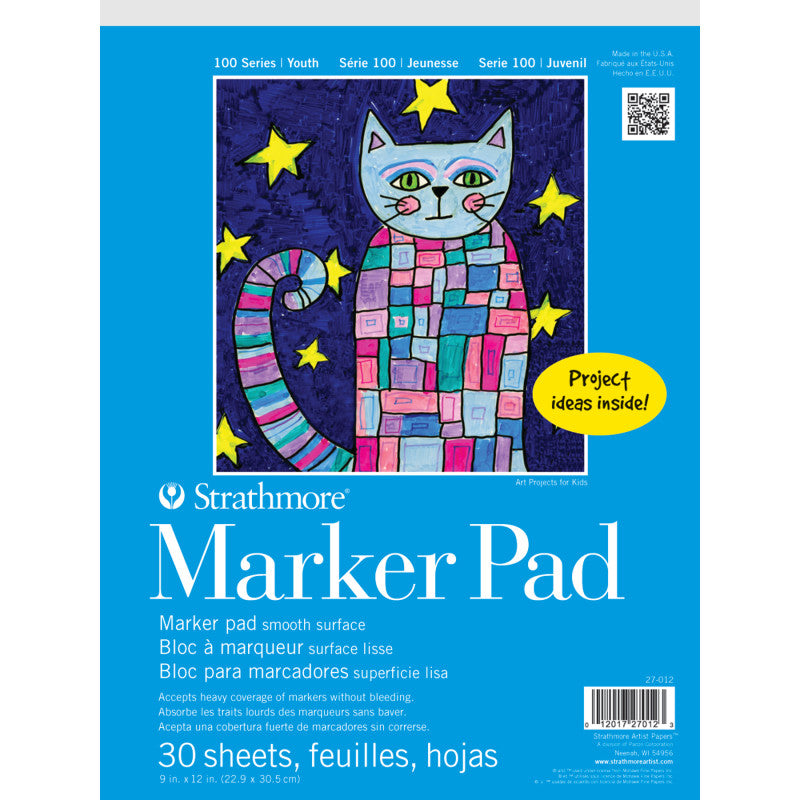 100 Series Marker Pad, 30 Sheet, 9x12 inch, 1 Count