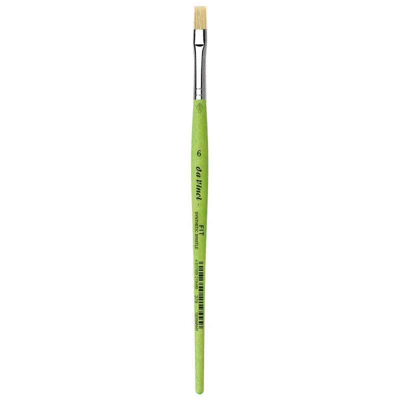 FIT Synthetics Student Brush, Synthetic, Acrylic & Oil, Flat, Series 379, Size 6