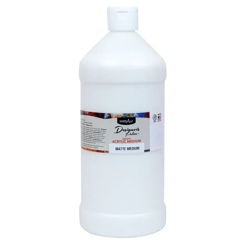 Designer's Palette Artists' Acrylic 32 oz, Matte Medium