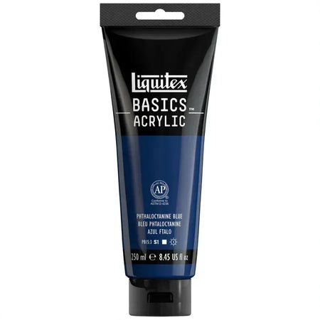 BASICS Acrylic Paint, 250 mL, Tube, Phthalocyanine Blue