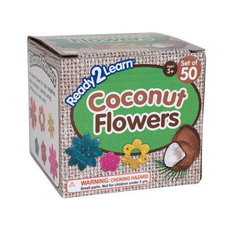 Coconut Flowers, Set of 50