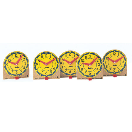Mini Judy&reg; Clocks, Grade K-3, Pack of 12