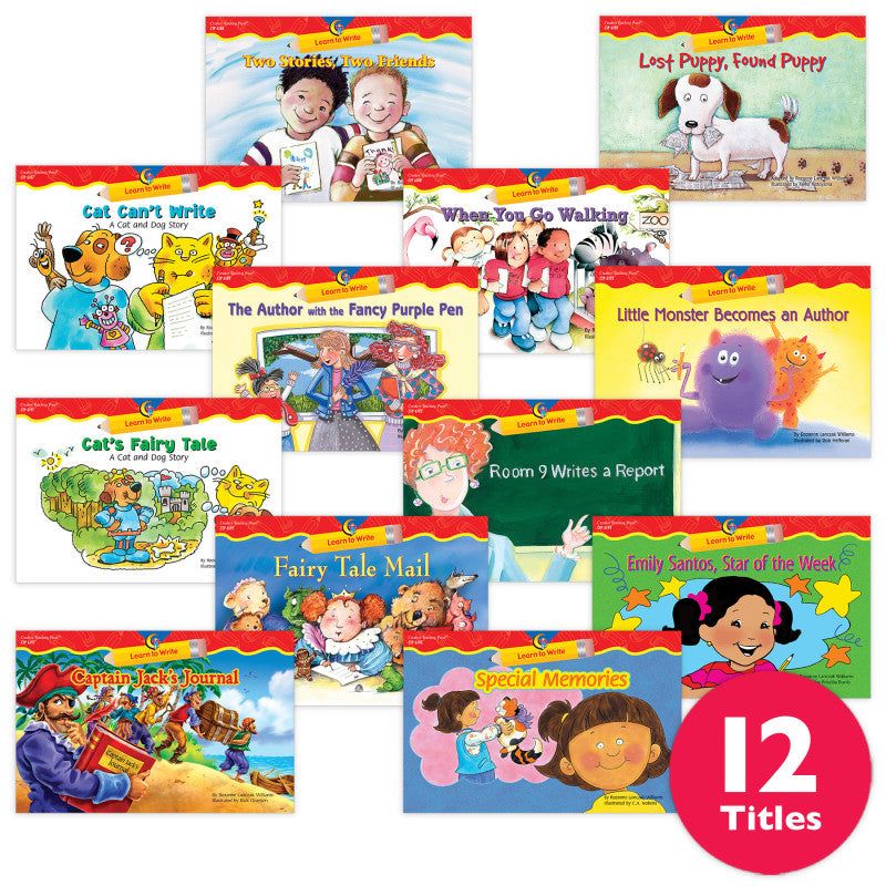 Learn to Write Variety Pack Set 2, Grade 1-2, 12 Titles