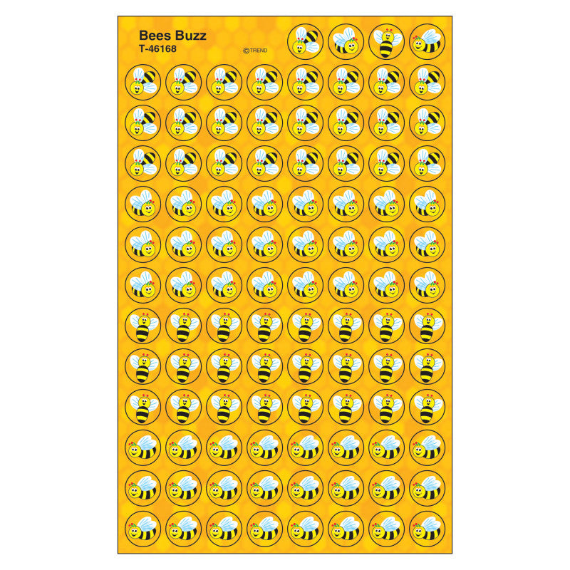 Bees Buzz superSpots&reg; Stickers, 800 ct