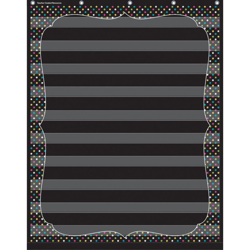 Chalkboard Brights 10 Pocket Chart