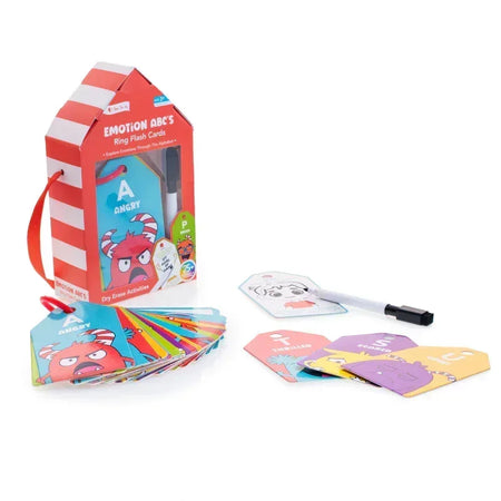 Dry Erase Flash Cards - ABC's Emotions