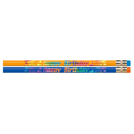 Happy Birthday Pencils, Pack of 12