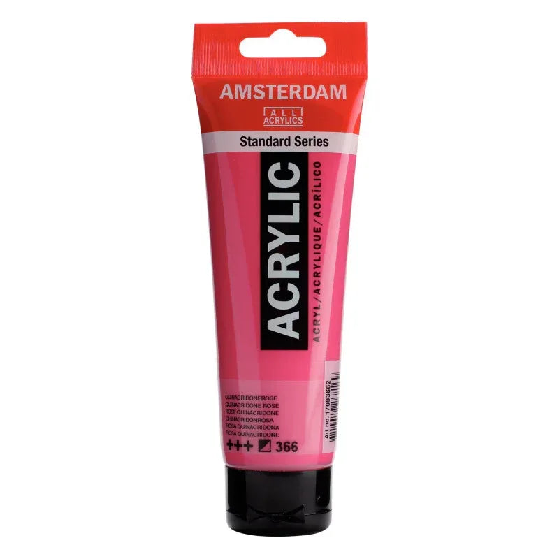 Standard Acrylic Paint, 120ml, Quinacridone Rose 366