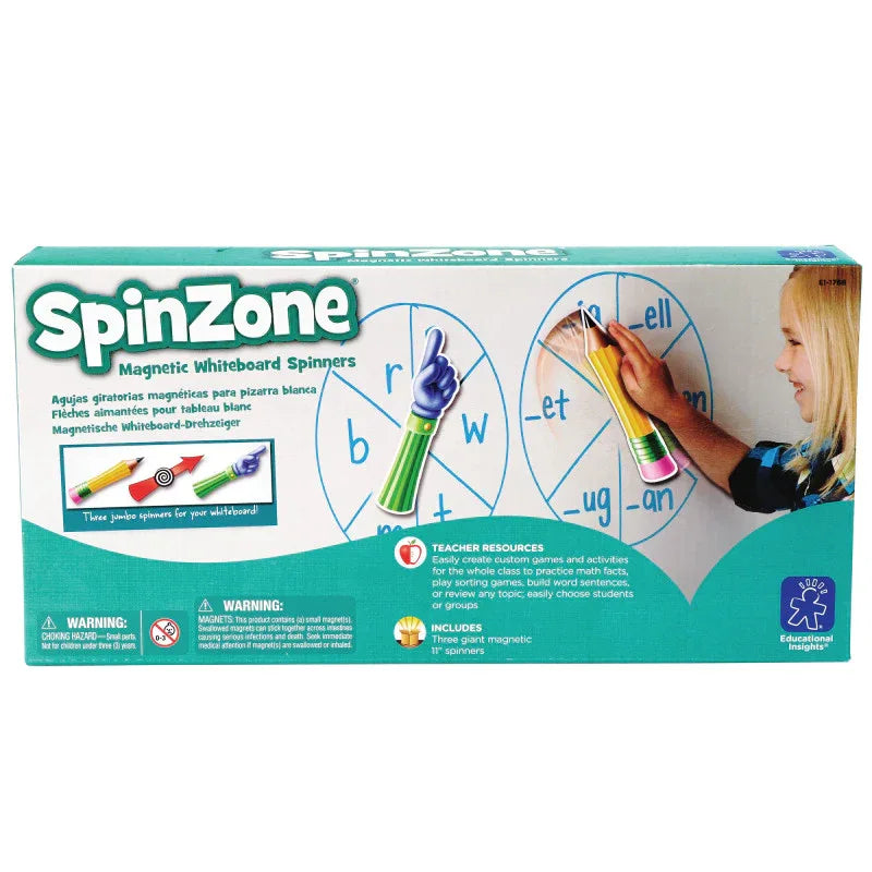 SpinZone&reg; Magnetic Whiteboard Spinners, Set of 3