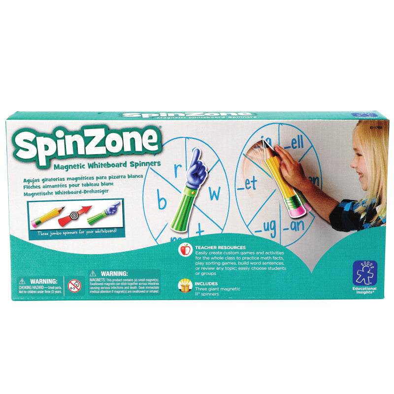 SpinZone&reg; Magnetic Whiteboard Spinners, Set of 3