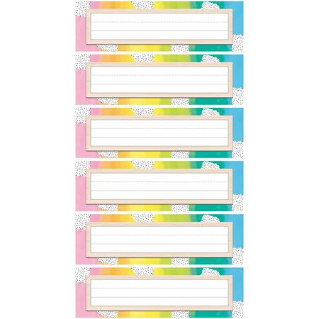 Creatively inspired Nameplates, 36 Per Pack, 6 Packs