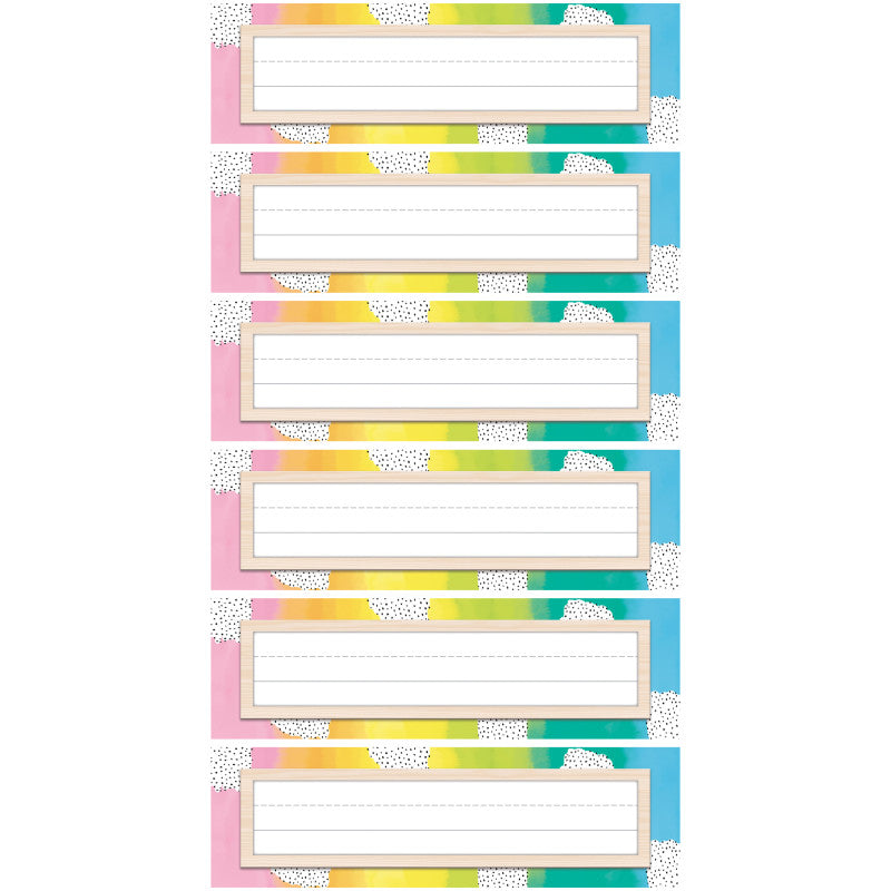Creatively inspired Nameplates, 36 Per Pack, 6 Packs