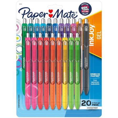 InkJoy Gel Pens, Medium Point (0.7mm), Assorted, 20 Count