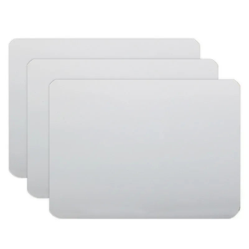 Two-Sided Dry Erase Board, 6" x 9", Pack of 3