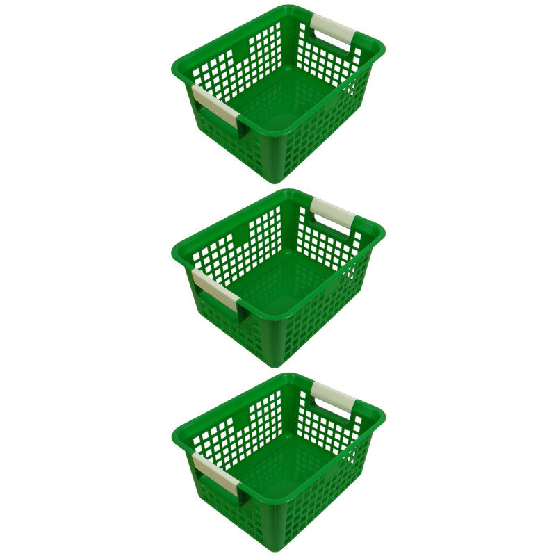Tattle&reg; Book Basket, Green, Pack of 3