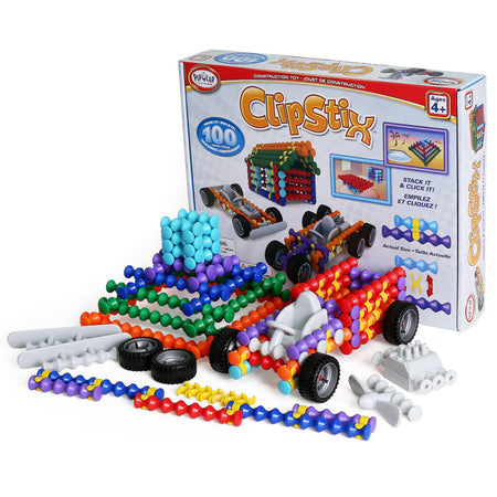 Clipstix&reg; Construction Toy, 100 Pieces