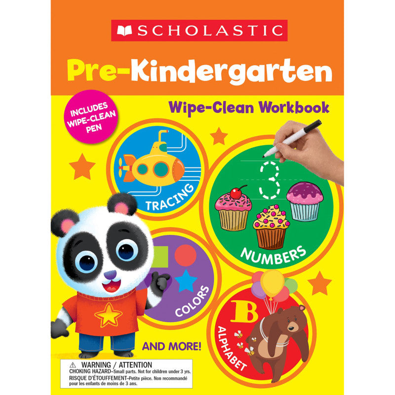 Pre-K Wipe Clean Workbook